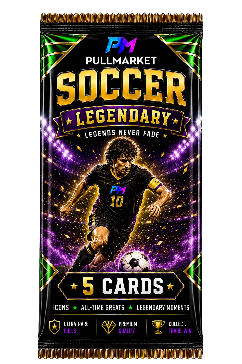 Soccer Legendary - 5 Cards artwork